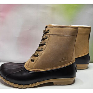 JBU Men's Waterproof  Thermal Lined Maine Duck Boot Size 11 Tan/ Brown NWT